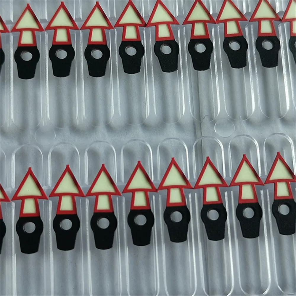 Watch Hands C3 Green Luminous Hands NH35 for SKX007/NH35A/NH36A Movement, Watch Pointer, 3Pins Needles Repair Parts Accessories