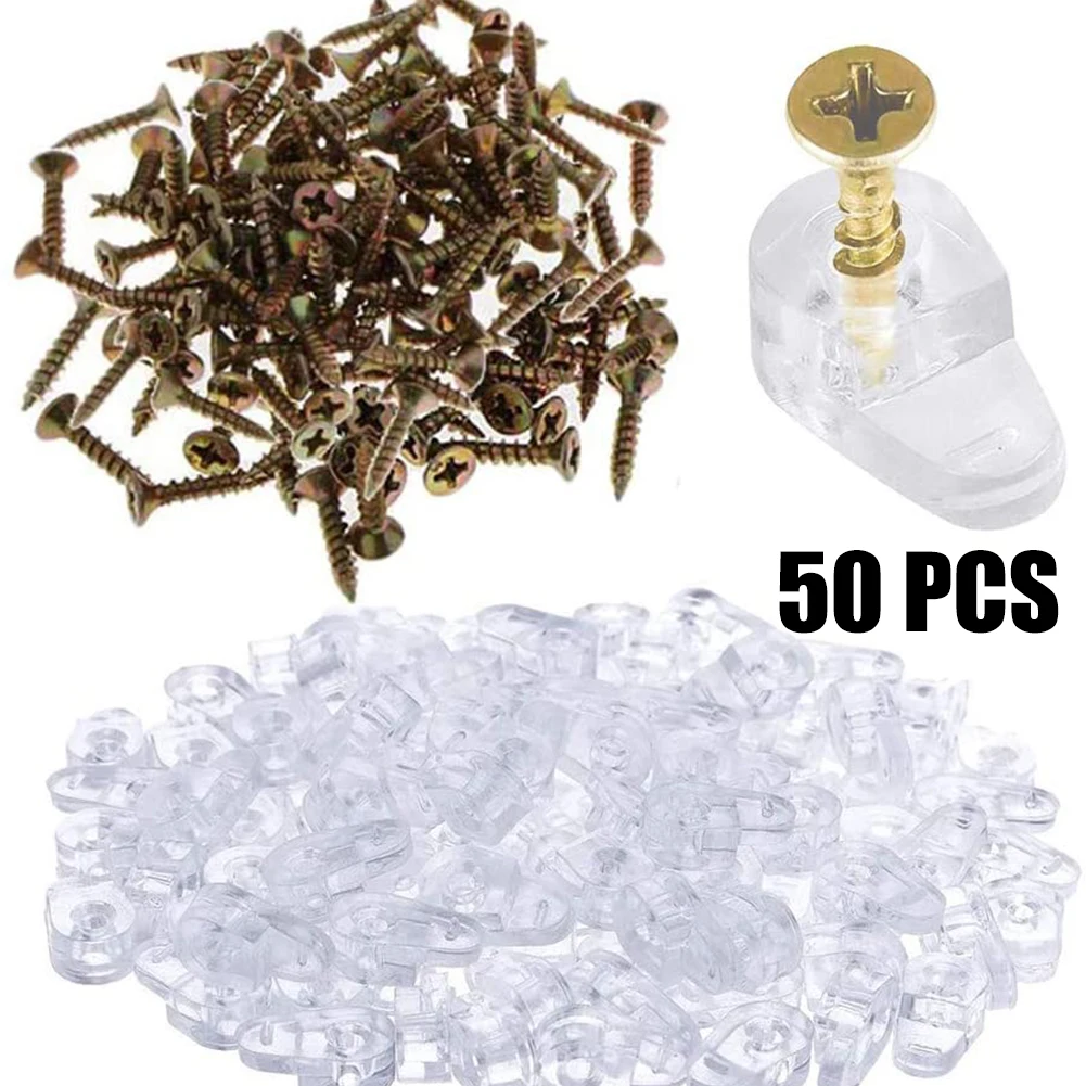 Beveiligen Clip Glas Clip Nieuwe 100% Originele 20X11X7mm 50 STKS Hoge Kwaliteit Hot Koop 50 X Glas Retainer Clips