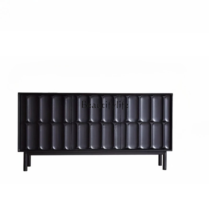 

French retro side cabinet storage restaurant against the wall object porch wabi sabi wind medieval American tea cabinet