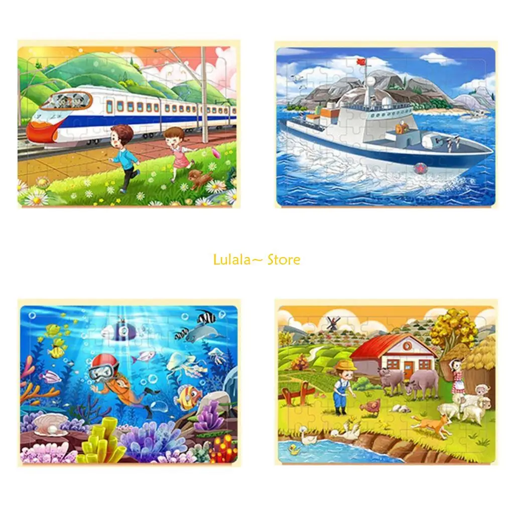 

Y4QA Children education puzzles changeable explore Imagination childhood Preschool