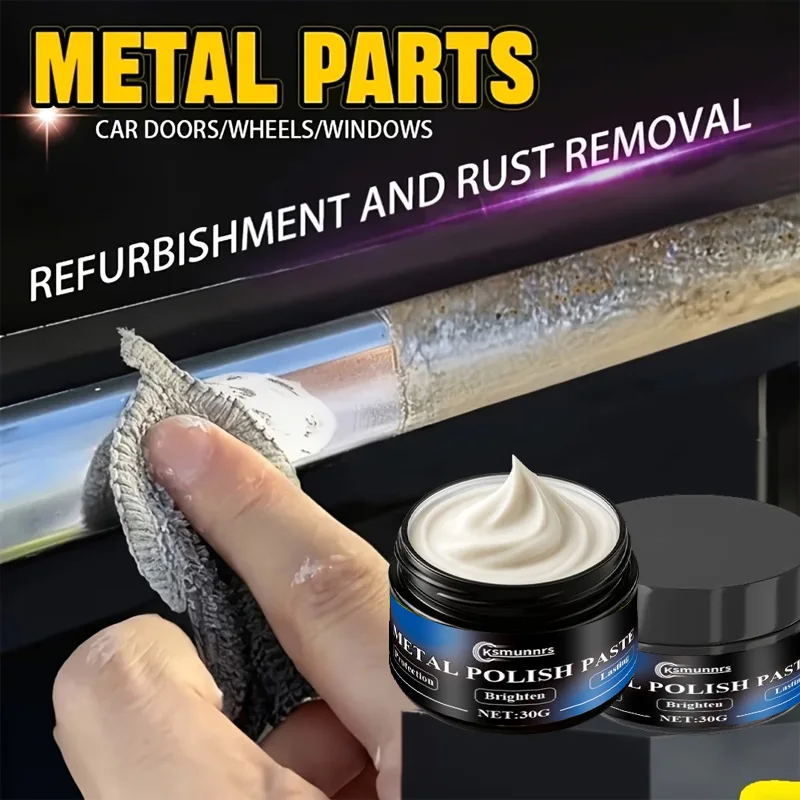 Car Chrome Restoration Repair Paste – Ideal for door handles and window chrome trim. Premium polishing and brightening agent to
