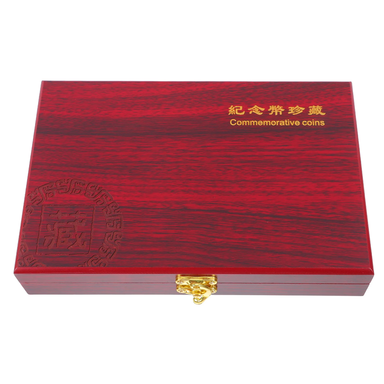 1 قطعة صندوق العملات المعدنية الخشبية حامل العملات المعدنية المحمولة لجمع التخزين المنظم عملات تذكارية حالة إيفا يتدفقون