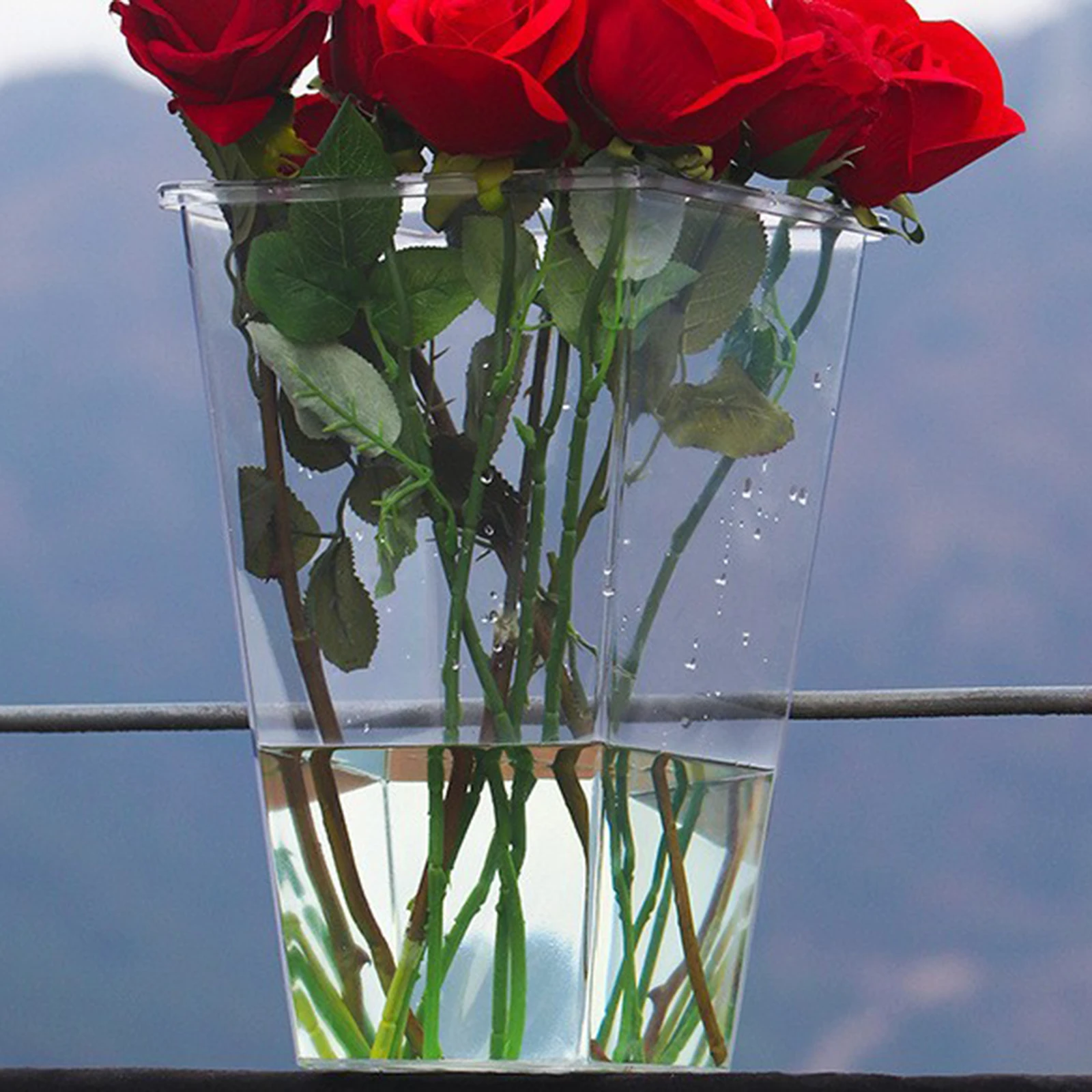 

1pc Chimney Umbrella Storage Barrel PET Transparent Leak Proof Organizer Stand Holder for Entryway Large Capacity Rain Gear