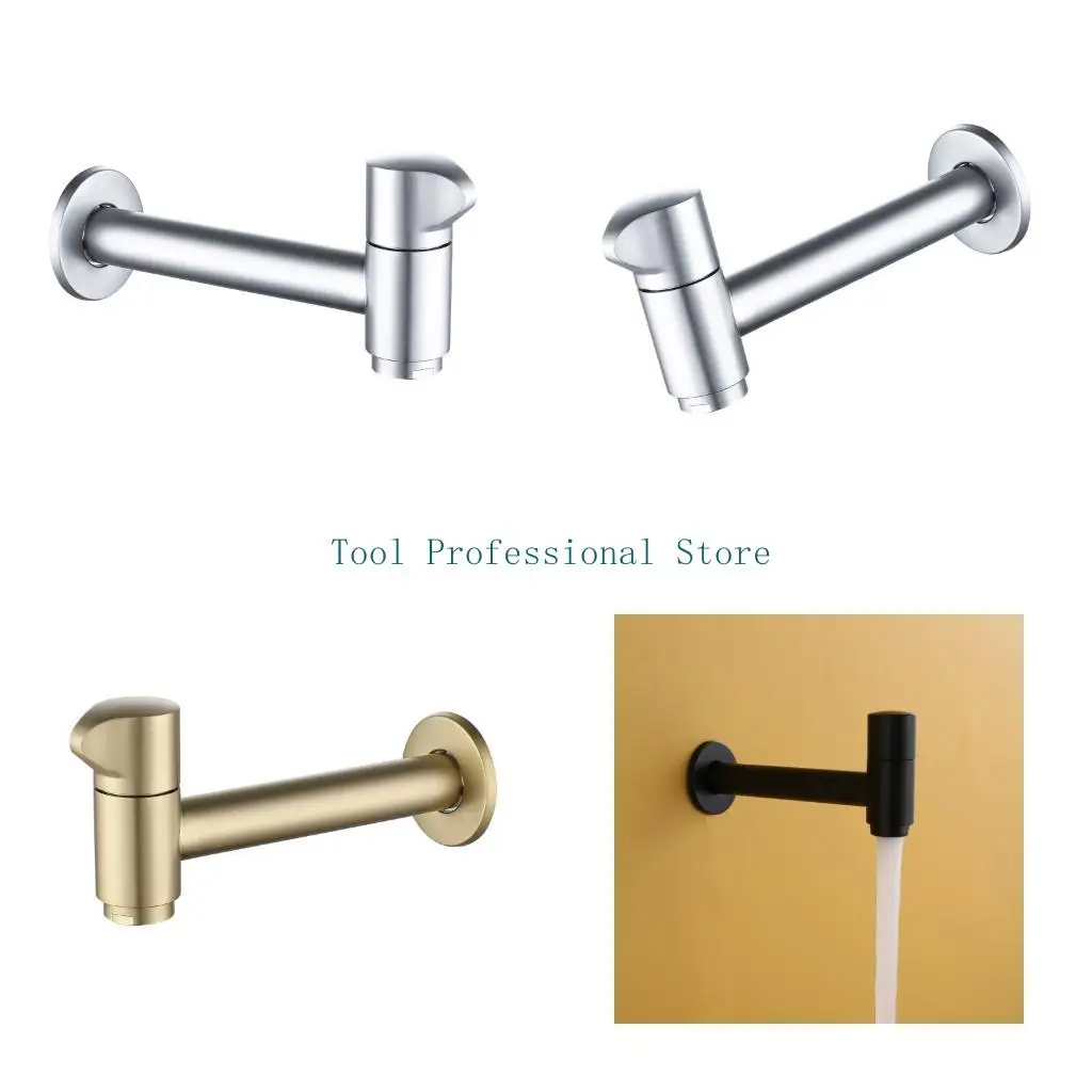 

57QF Открытый садовый смеситель Настенный угловой смеситель для стиральной машины в ванной комнате