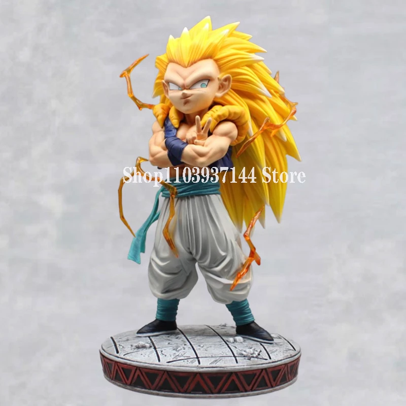 

Аниме Dragon Ball фигурка GK Saiyan 3 фигурка Gotenks экшн-фигурка украшение 26 см модель ПВХ коллекция игрушек периферия статуя