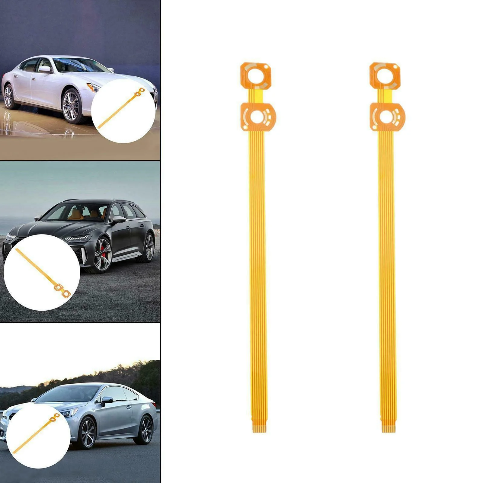 10 Pcs Car Ribbon Cable Turn Signal Switch Steering Column Suitable for Peugeot 206 207/Citroen