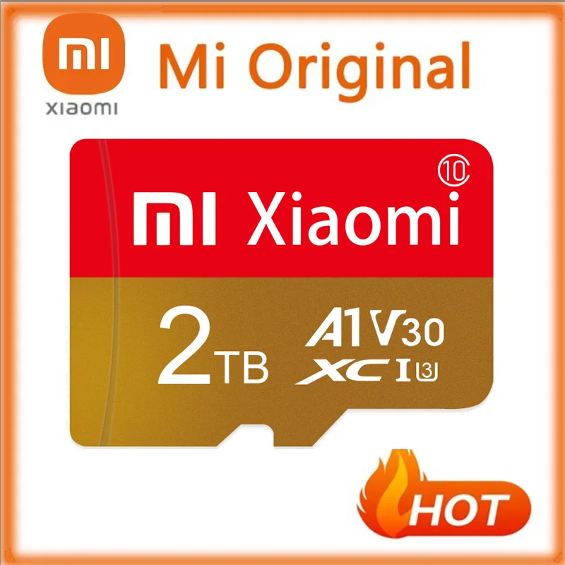 Xiaomi 2TB 1TB Class 10 Memory Card 512GB Mini SD Card 256GB Micro TF SD Card 128GB TF Flash Memory Card For Phone Camera Drone