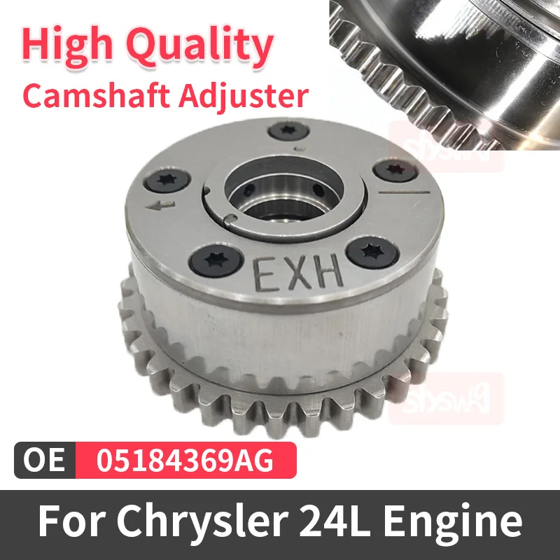 

Camshaft Position Actuator Timing Exhaust Phase Regulator Gear 05184369AG Fit for Chrysler 24L Engine Cam Adjuster Sprocket