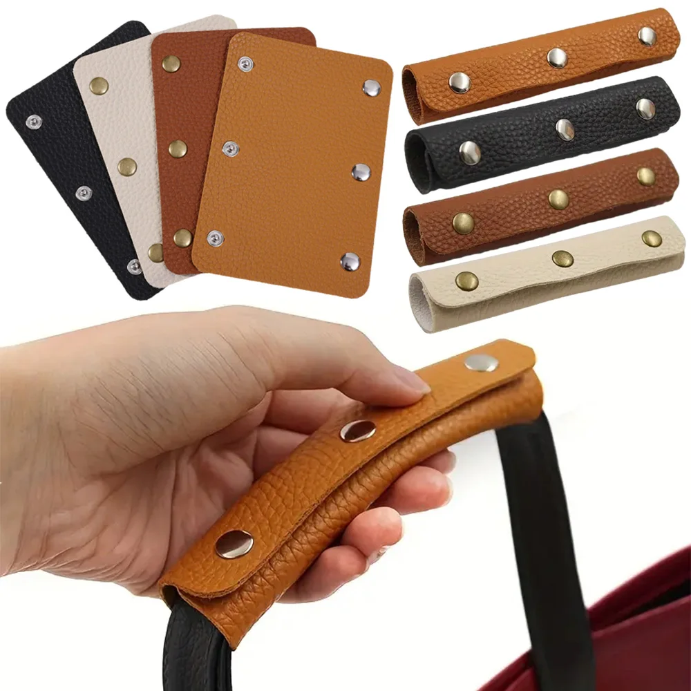 Luggage Bag Leather Grip Protector Cover PU Handbag Handle Wrap Saddle Clasp Suitcase Tote Shoulder Strap Chain Bags Accessories