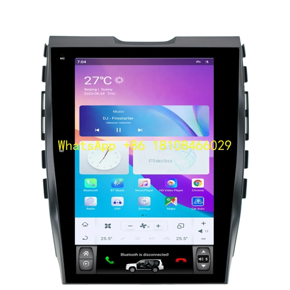 

Автомобильный радиоприемник RoadNavi Tesla Style Android 11, для Ford Edge 2010-2013, автомобильный мультимедийный плеер, беспроводной Carplay 4G