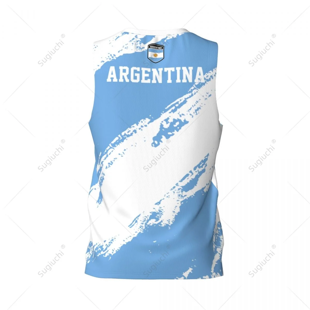 Uomo basket sport Argentina Flag Running Fitness multifunzione Jersey camicia senza maniche nome personalizzato Nunber Exclusive