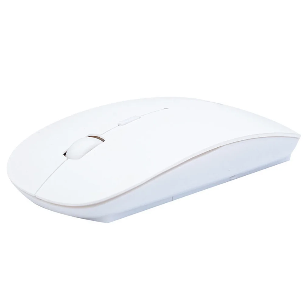 Souris sans fil 2.4G, fonctionne pour ordinateurs portables, tablettes, récepteur USB Nano, Compatible avec Pc, blanc