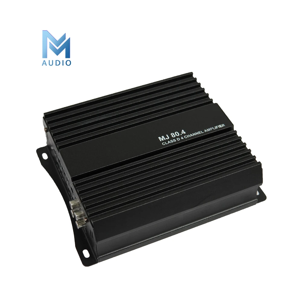 Factory Wholesale Hight Quality Full Range Class D 4 Channel Amplifier 120W Power Compact Car Audio Amplifier Speaker System