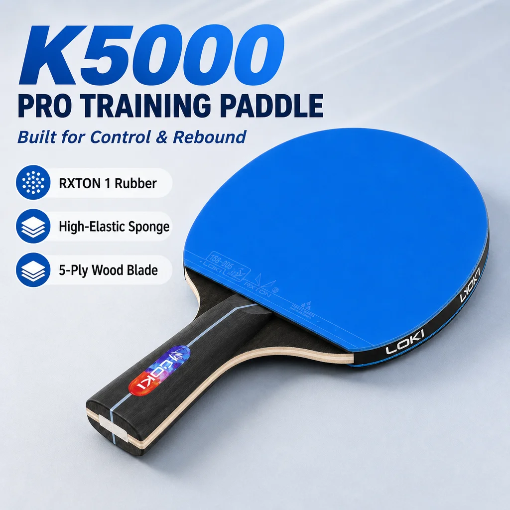 전문 훈련용 탁구 K5000 접착식 고무 라켓 (블루  - Table Tennis Grip Tape 리뷰 및 가격