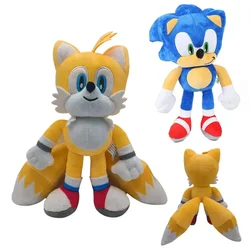 Hot 30cm Sonic peluches zabawka cartoon hedgehog Amy Rose kastet tail miękkie wypchana lalka dziecko urodziny Sonic piękne zabawki