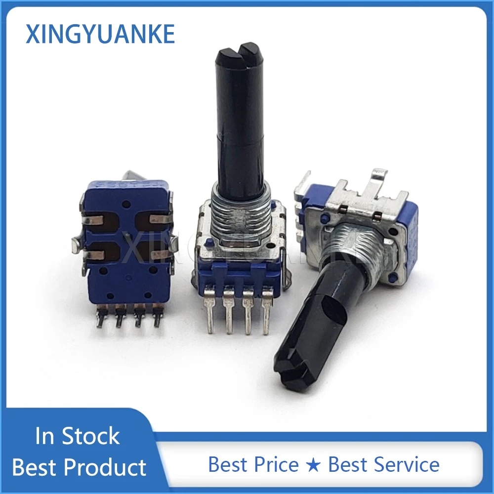 

3PCS RK11 142 Type Single Vertical 4Pin B50K B503 Electronic Organ Audio Volume Adjustment Potentiometer Half Shaft Length 26MM