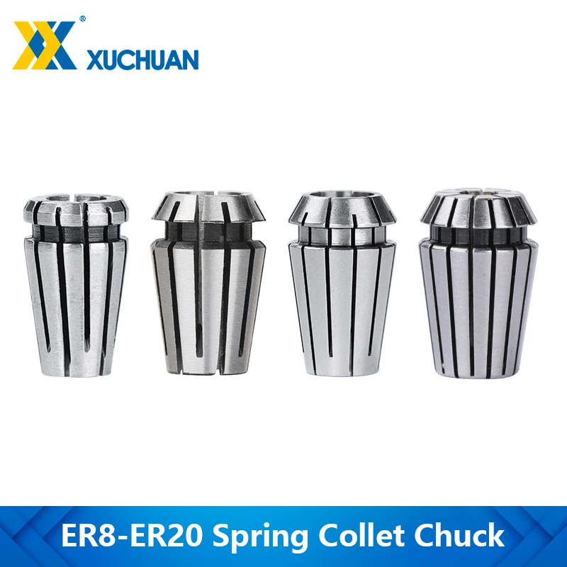 

Spring Collet ER Collet Chuck 2-5mm ER8 ER11 ER16 ER20 CNC Router Spring Chuck for CNC Milling Tool Engraving Machine Lathe