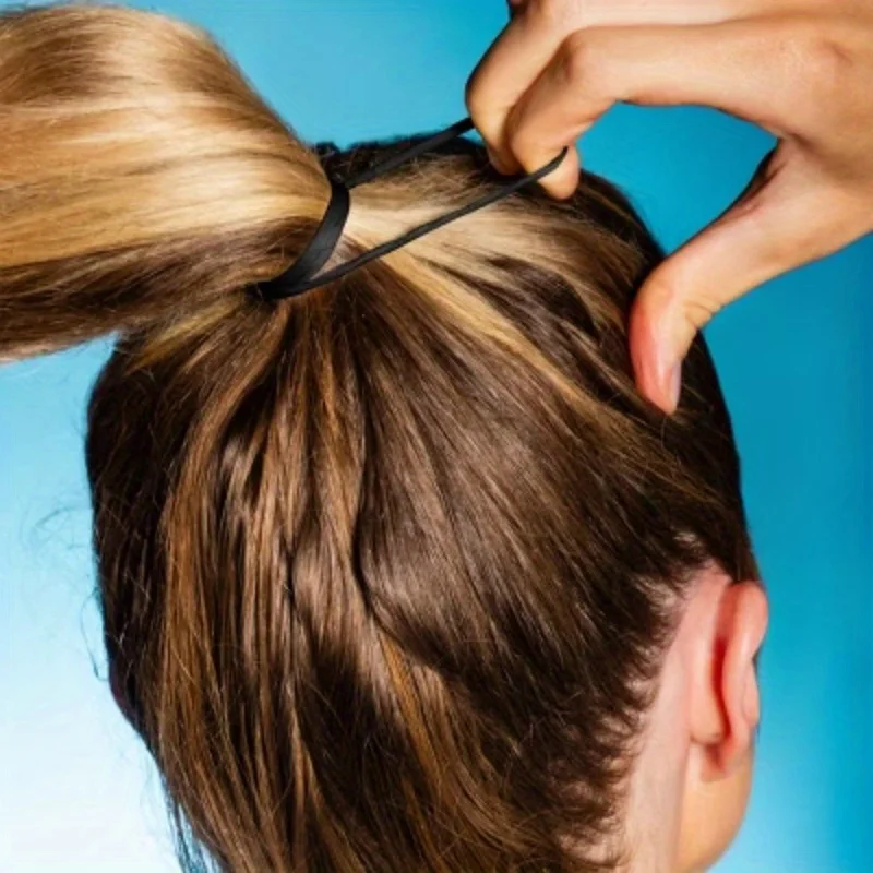 عصابات رأس متوسطة ومنخفضة - 20 قطعة للحفاظ على مظهر منخفض سواء على معصمك أو في شعرك