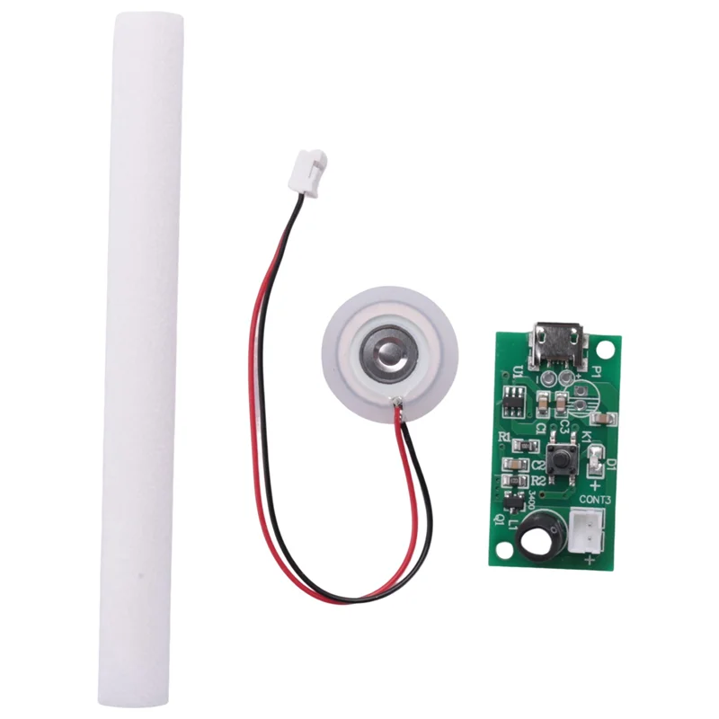 9Pcs Mist Maker Atomization Plate With 5V USB Humidifier Module Integrated Circuit Board Driver With Timing Switch-B12B