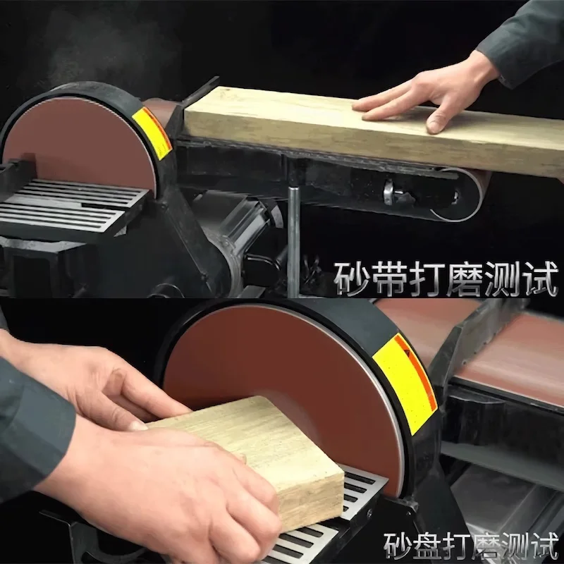 Electric Iron Angle Grinder Sanding Belt Holder Sanding Grinding Polishing Machine Cutter Cast Iron Base Power Tool