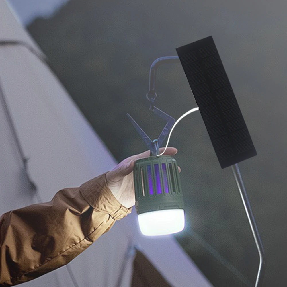 USB Solar Panel Charger Portable Battery Mobile Phone Charging Bank Solar Battery Charger for RV Camping Phone Battery Charger