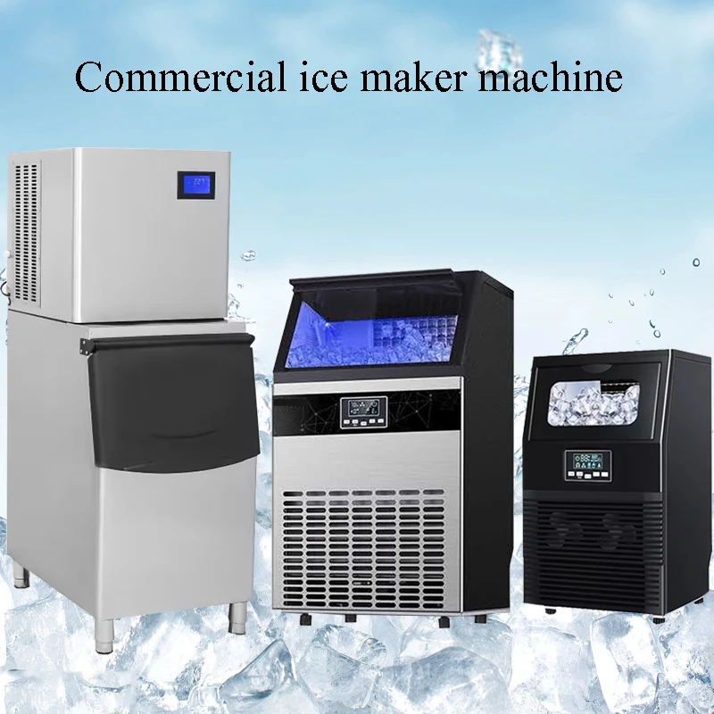 PBOBP 24H коммерческая машина для льда с 2 втулками воды, отдельно стоящая с 24 фунтов хранилища, ледяной ковш и водяной фильтр