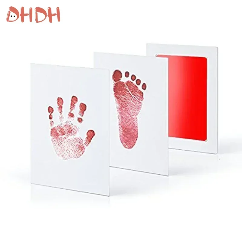 Sichere ungiftige Baby Handabdruck Fußabdrücke Tinten pads berührungs lose Haut Inkless Inkpad Kits Haustier Katze Hund Pfote druckt Souvenirs Geschenke