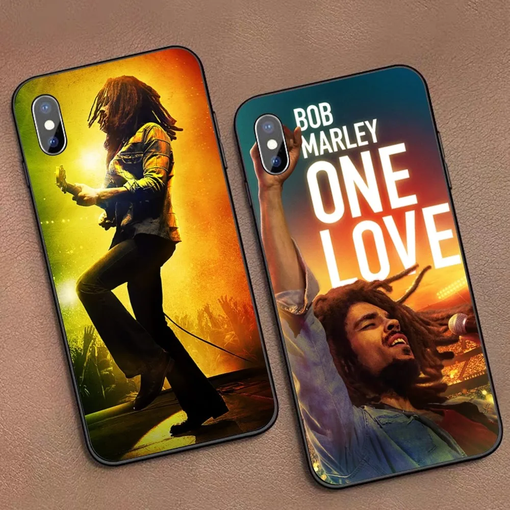 Bob-Marley One Love movie Phone Case For iPhone 15 14 11 12 13 Mini Pro XS Max Cover 6 7 8 Plus X XR SE 2020 Funda Shell