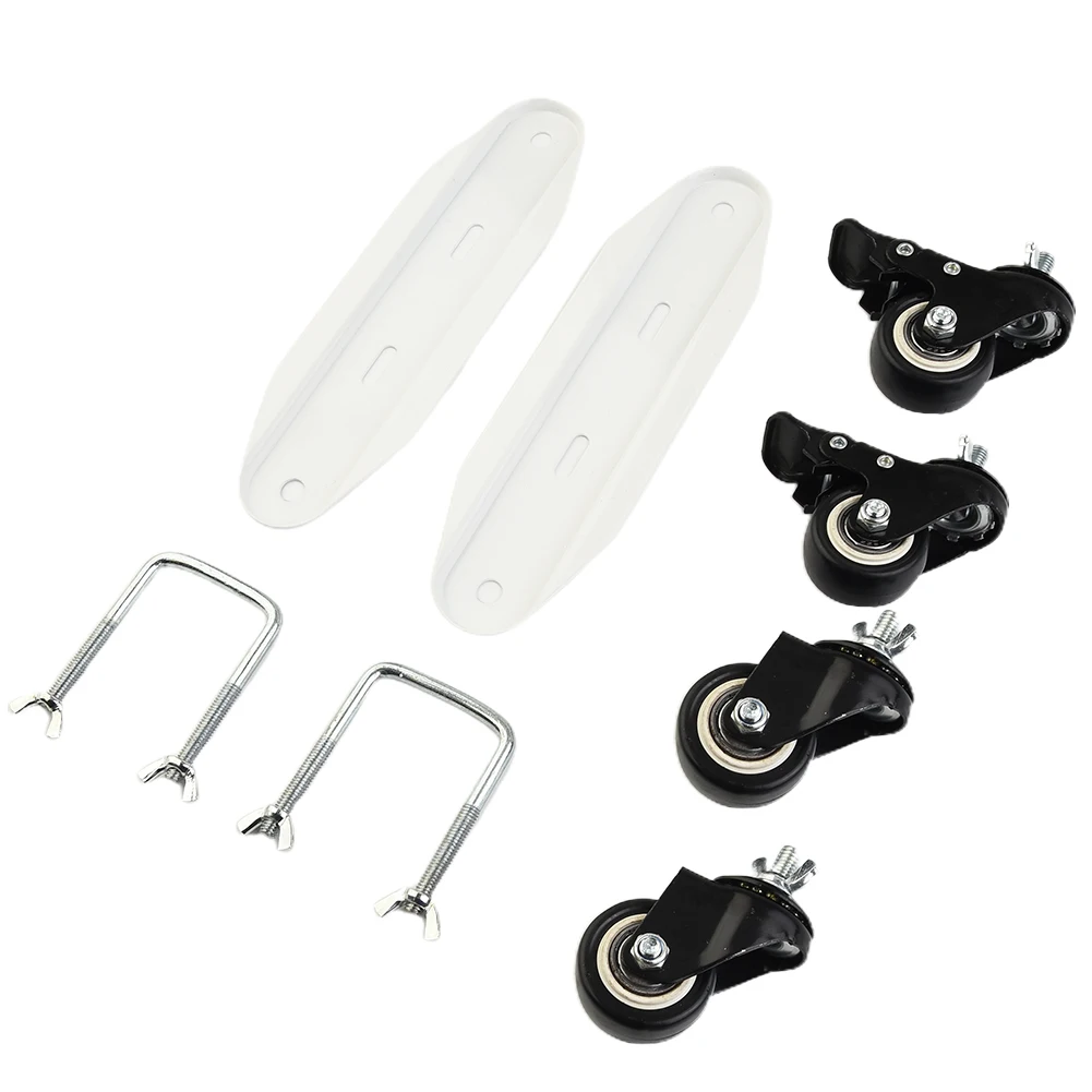 2pcs Casters Stand Designed for Hydroelectric Radiator Electric Heater with Mobile Pulley Bracket for Easy Handling