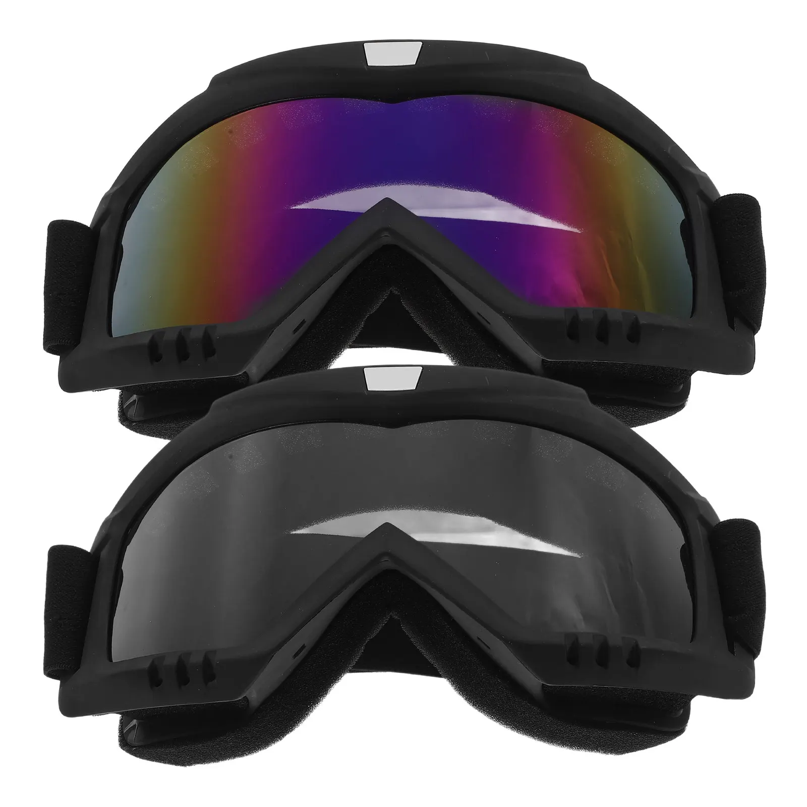 

2Pairs Windproof Goggle Motorcycle Accessories Stylish Design Anti Wind Resistance Cycling Eye Protector Motorcycle Goggle