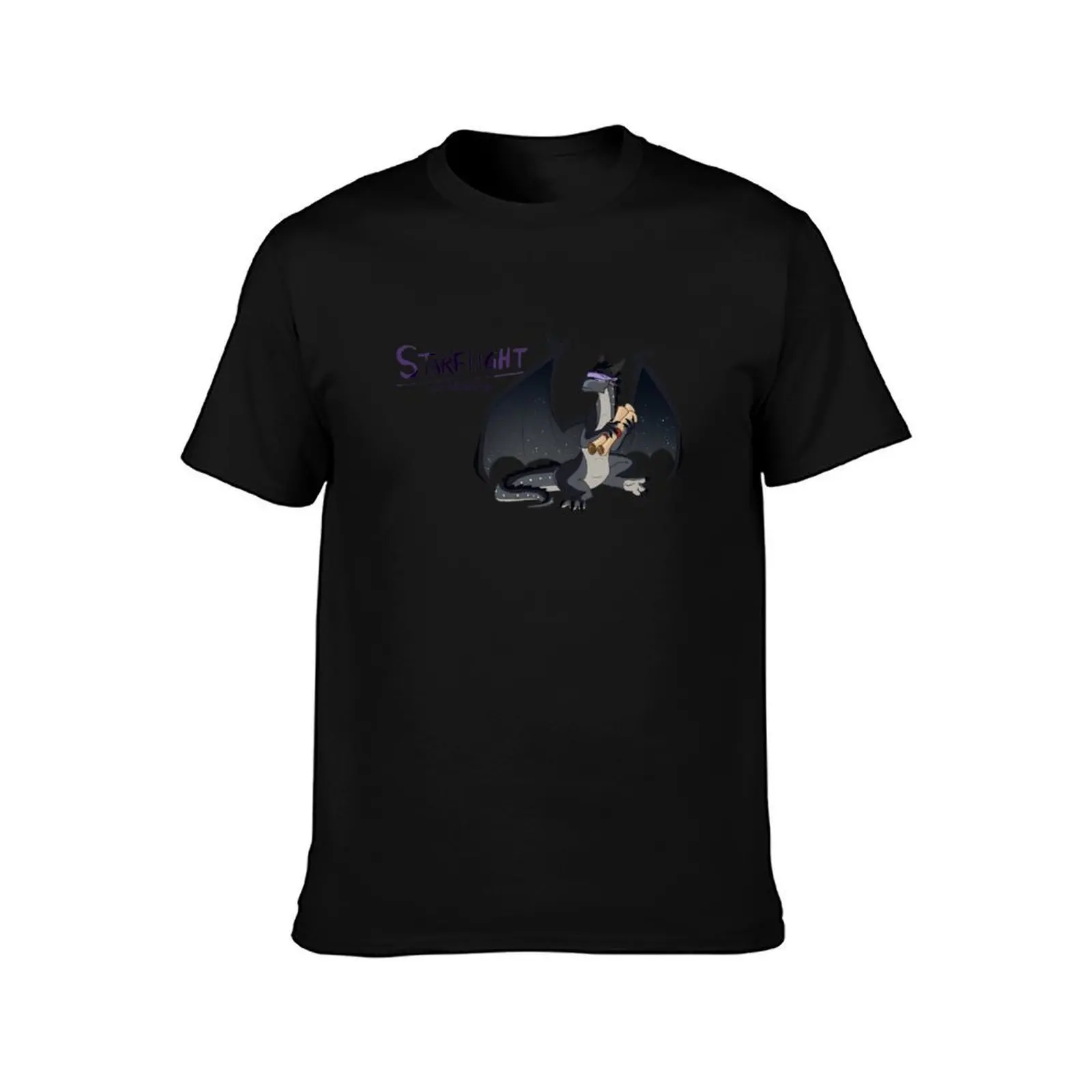 Starflight the NightWing - Wings of Fire T-Shirt Worker Basic Short Sleeve Tee