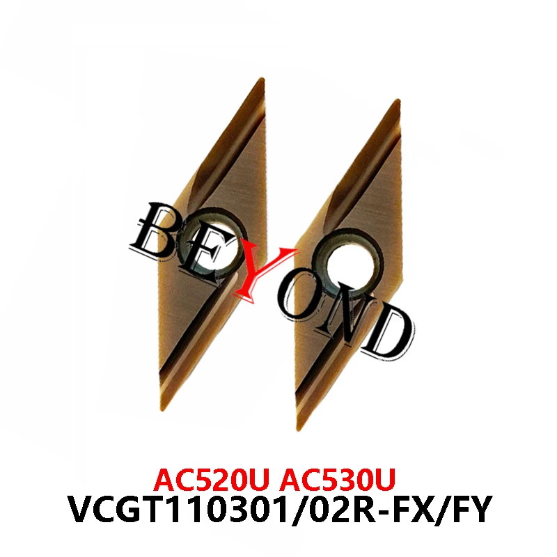 

100% Original VCGT110301R-FY AC530U VCGT110302R-FY AC520U VCGT110302R-FX Carbide Inserts CNC VCGT110302 VCGT110301 VCGT 110301