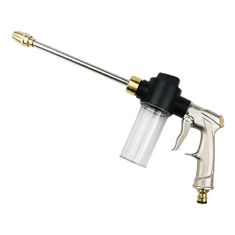 

New Garden Water Gun Sprinkler Hose Nozzle High Pressure Car Wash Metal Water Spray Guns Watering Irrigation Tools