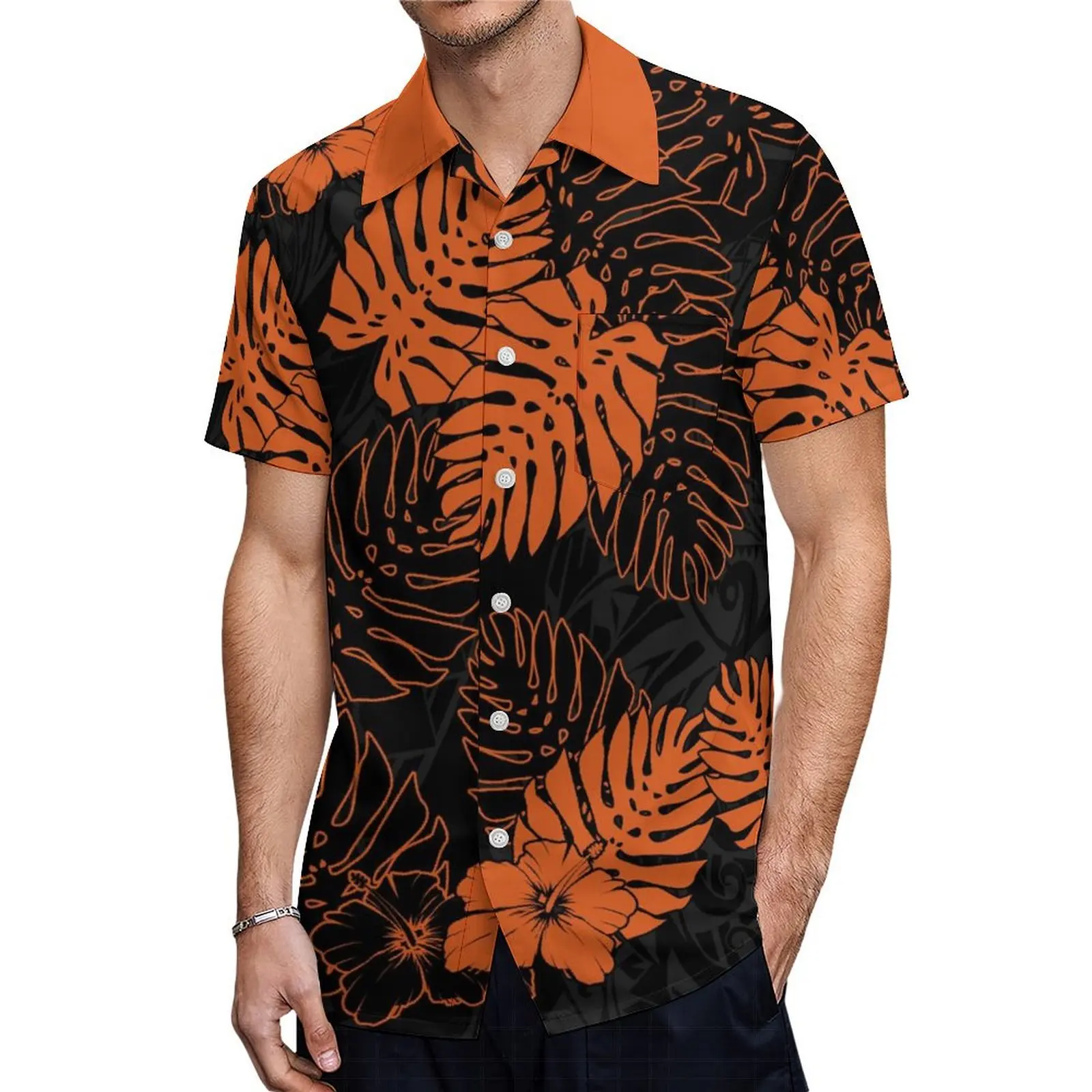 

Wholesale One Shoulder Sleeveless Slit Bodycon Dress Monstera Leaf Printing Hawaiian Dress Ladies Vestidos Elegantes Para Mujer