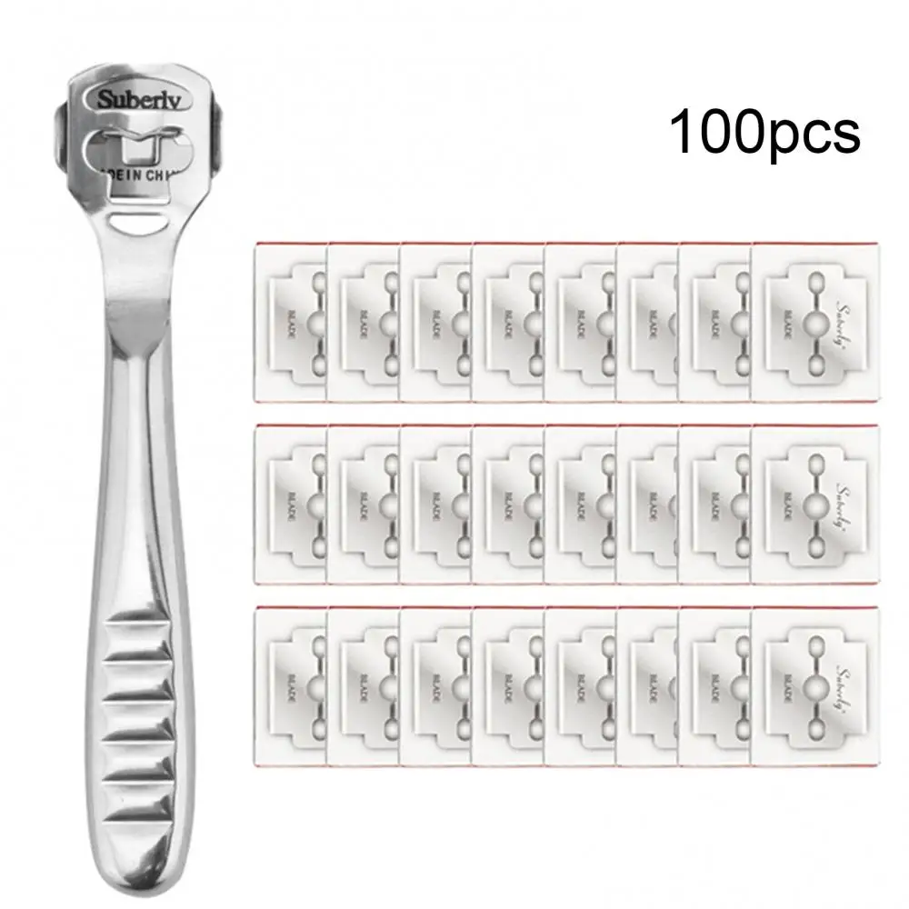 Nail Art 100x pcs replacement blade for Dead Skin remover corn remover Tool perfect Pedicure Blades foot care Accessories Tool