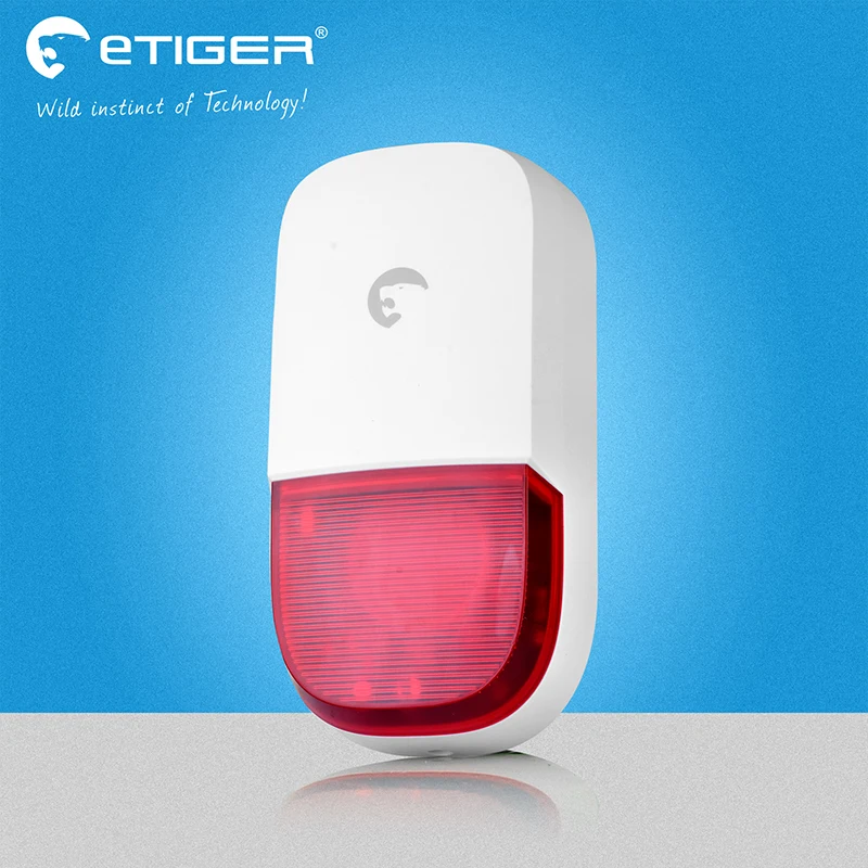 eTiger ES-S7B Wireless Indoor Siren 100dB siren  is compatible with every eTIGER Secual system Home Security