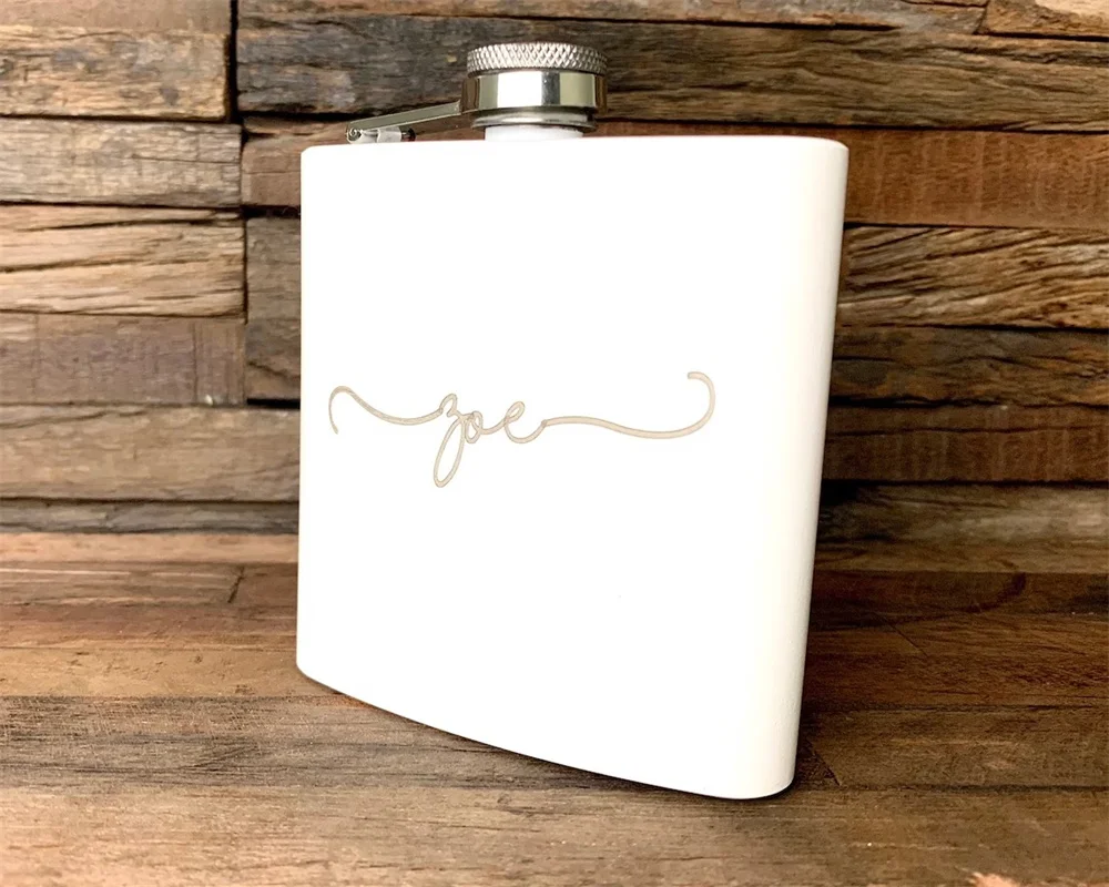 Flask for Women, Bridesmaid Gift, Custom Flask, Personalized Flask, Engraved Flask, Hip Flask, Engraved Flask, Gift For Women, M