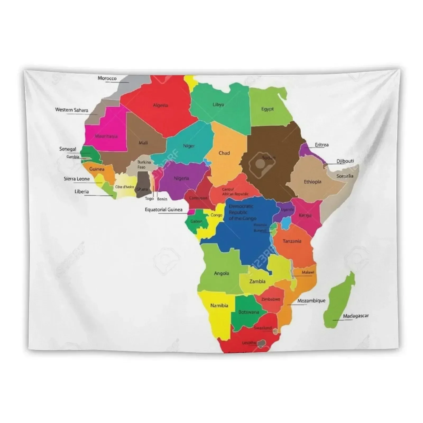 

Africa map Tapestry Aesthetic Room Decor Outdoor Decor Home Decorating Tapestry