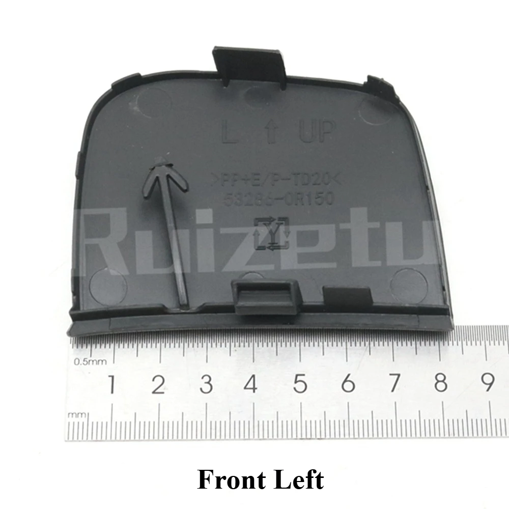 5328642160 5328542150 المصد الخلفي الأمامي مقطورة الجر نقل غطاء العين غطاء سحب هوك غطاء لتويوتا BZ4X 2022-2024 #4