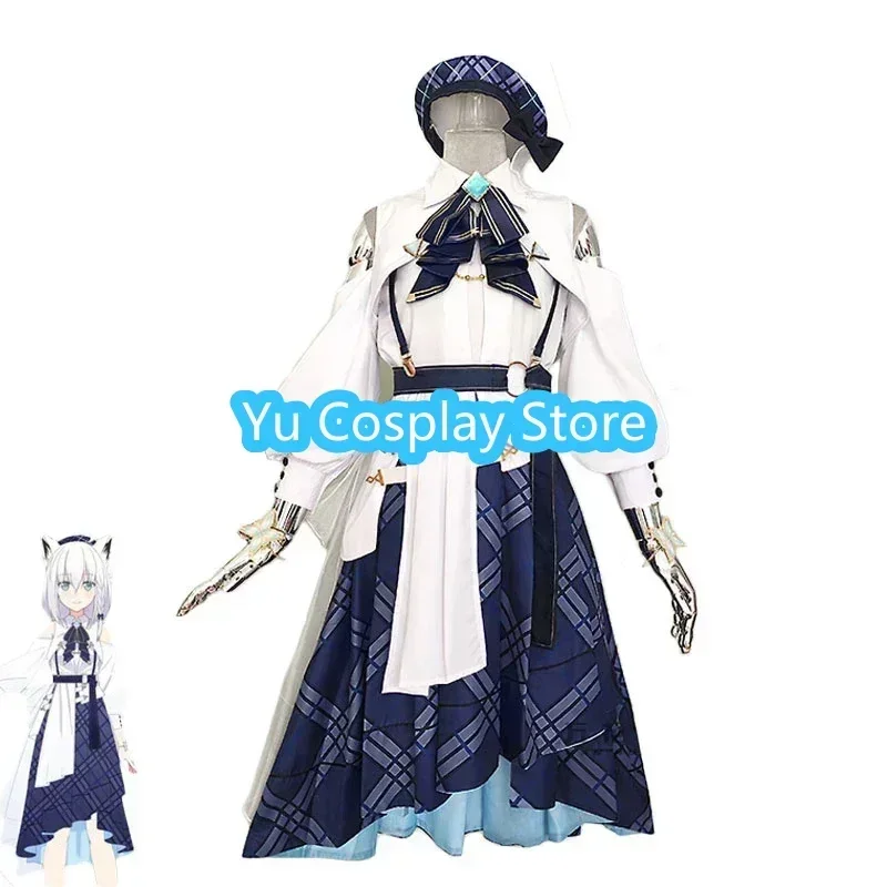 

Yu-Cosplay Hakui Koyori Houshou Marine Cosplay Costumes Blue Journey Vtuber Cosplay Dress Anime Clothing Halloween Uniforms