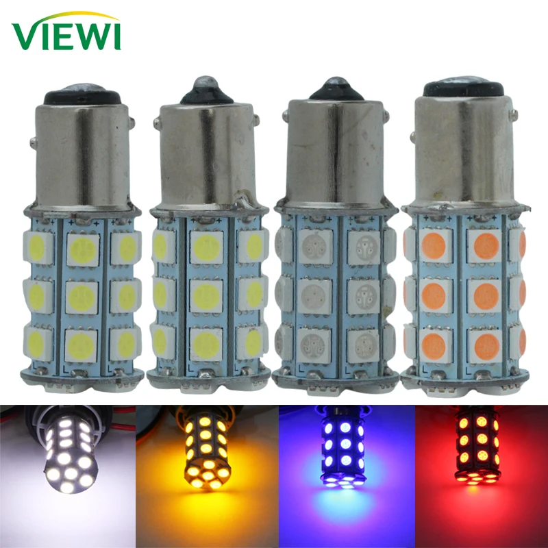 Led Turn Signals Light 4W 12V 24V P21W 1156 BA15S 1157 BAY15D Canbus Auto Truck Brake Tail Lamp 12 24 Volt Backup Interior Bulb