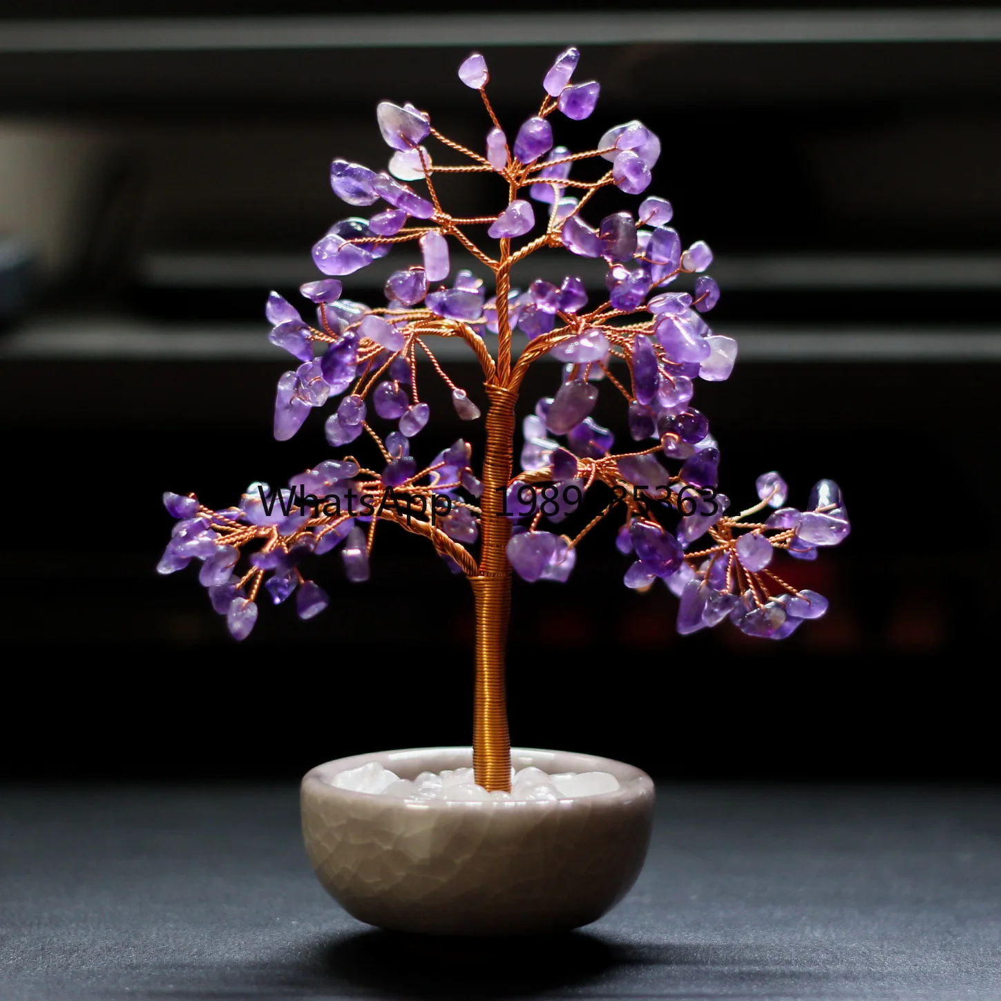 L3-19 New Crystal Tree Crystal Gravel Pyramid Household Resin Epoxy Handicrafts Desktop Office Ornament