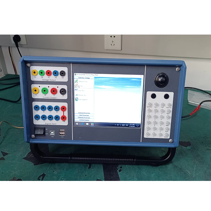 Relay Test Unit Secondary Injection Micro Computer Digital Three Phase Relay Protection Tester