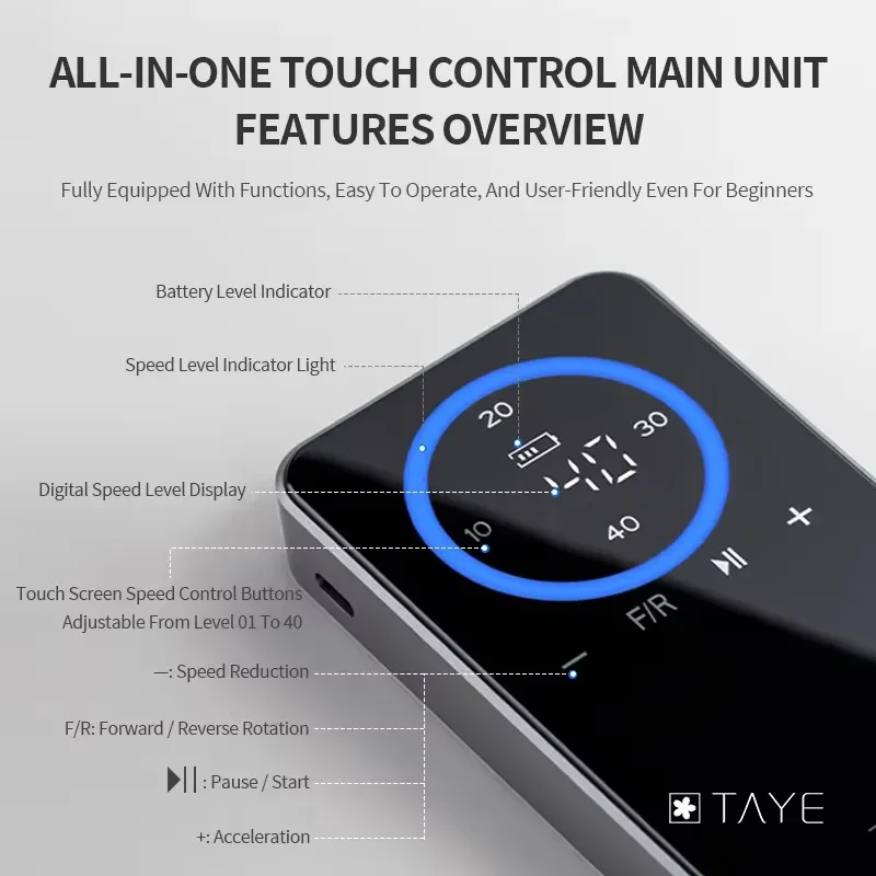 New 2026 for TAYE Professional Latest Best Type Portable Electric Hollow Cup Nail Drilling Machine for Nails