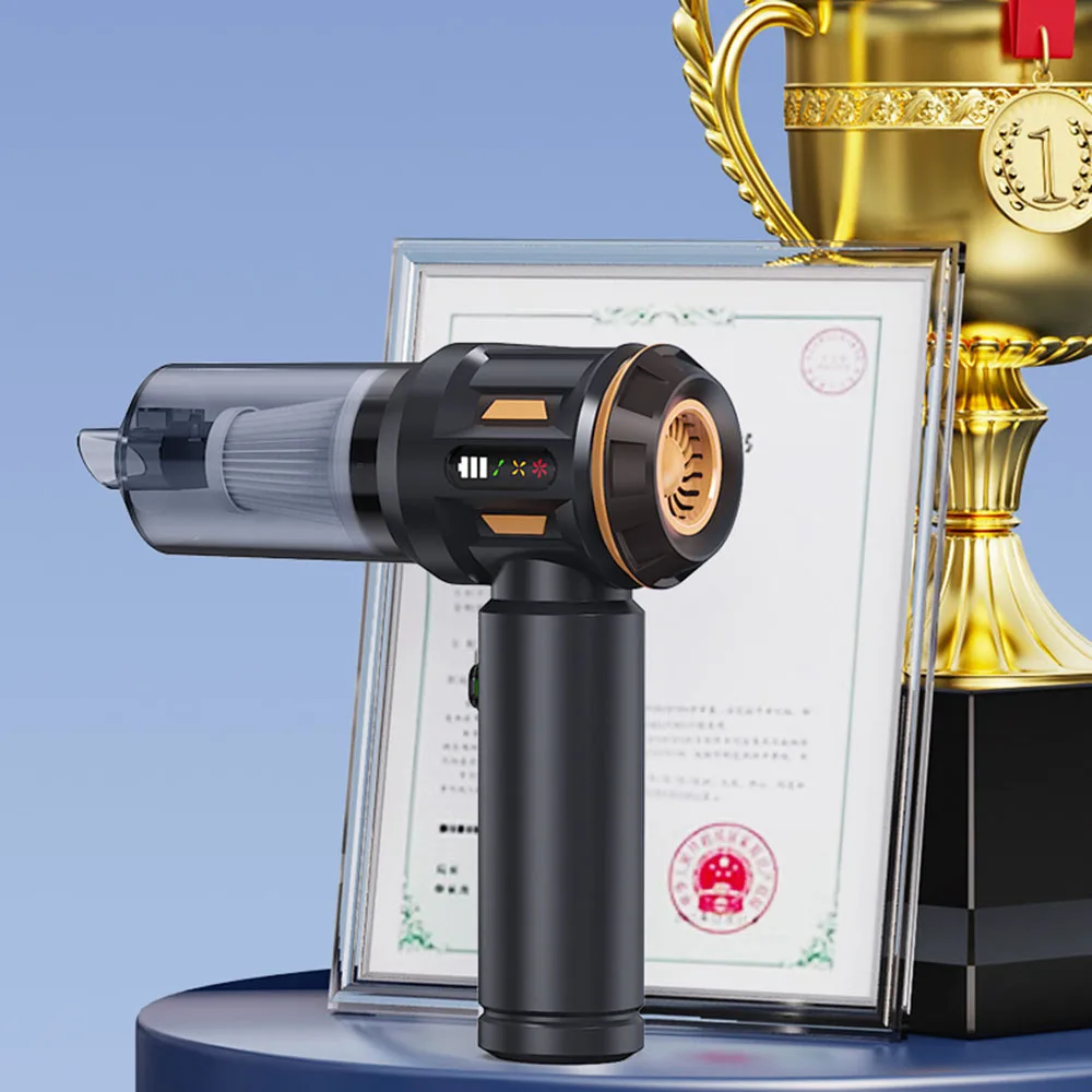 4 في 1 مكنسة كهربائية قوية للنفخ/الشفط للسيارة، مكانس كهربائية محمولة، مؤشر LED لاسلكي، منفضة هواء سريعة التضخم