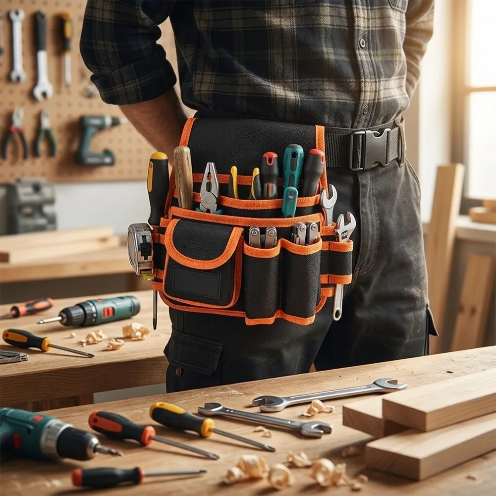 Water Resistant Bag Electrician for Tool Bag For Daily Field Use Oxford Cloth Material Precision Stitching Organized