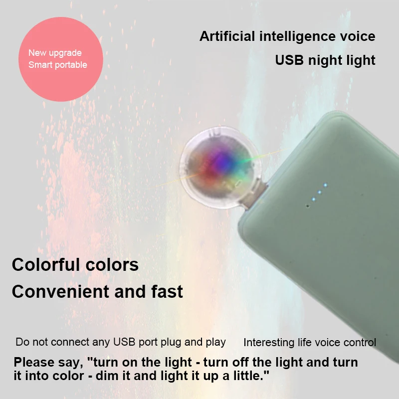 車内装飾ランプ、USB音声常夜灯、操作が簡単簡単取り付け、ユニバーサル耐久性用品、5v、1a、w