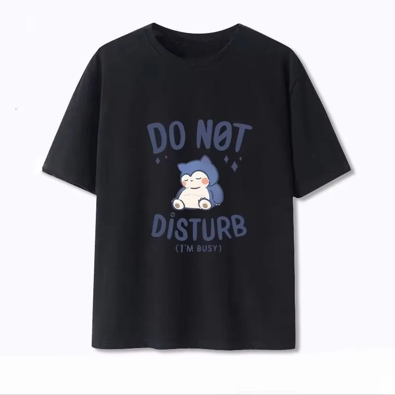 2025 خريف جديد أنيمي غص متعة مطبوعة الجرافيك تي شيرت ملابس للرجال Y2k فضفاض عادية المرأة قصيرة الأكمام المحملة زوجين القمم