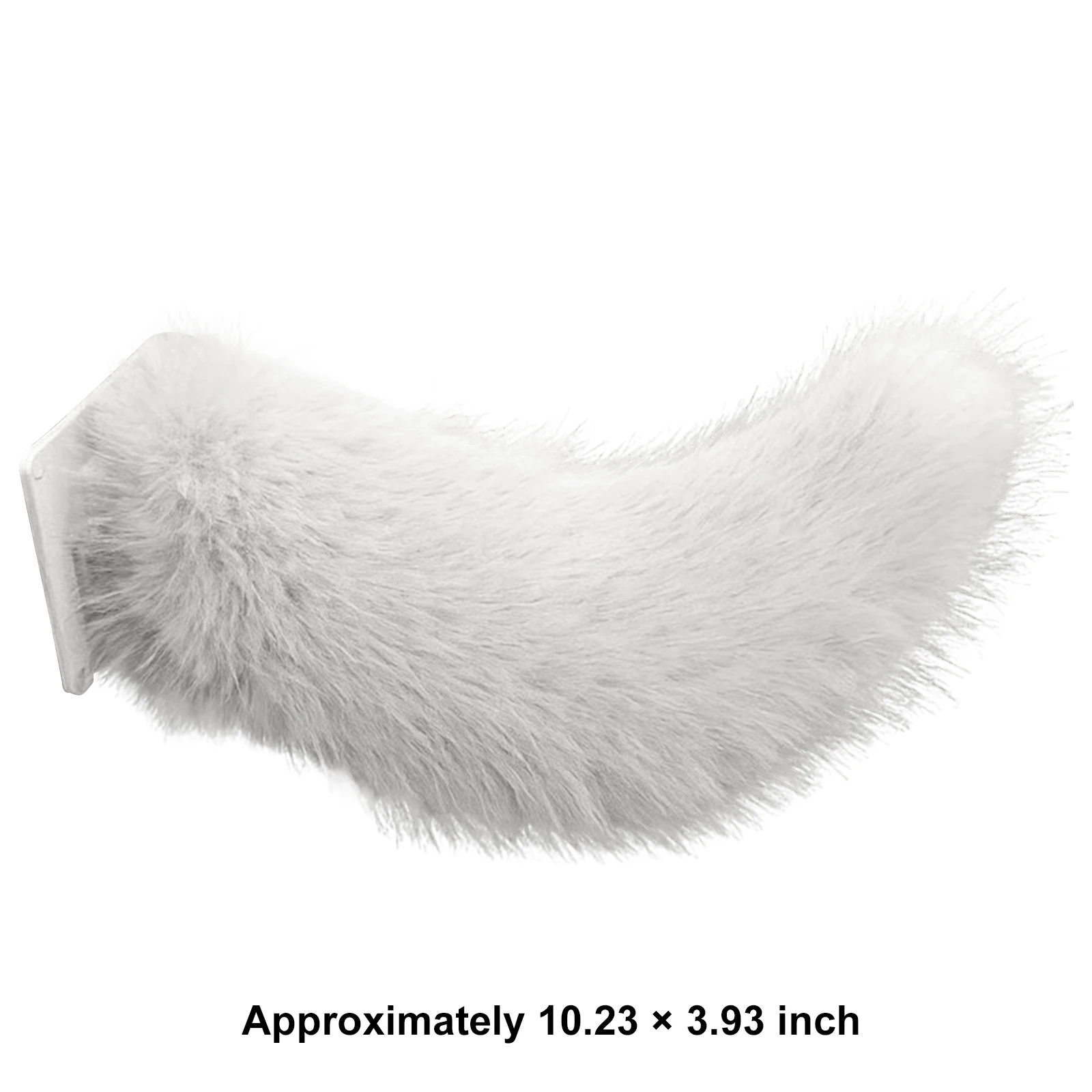 Sound Activated Remote Control Car Tail Moving Wiggling Plush Fox Tail for Vehicle Exterior Decoration Electric Accessory image 6