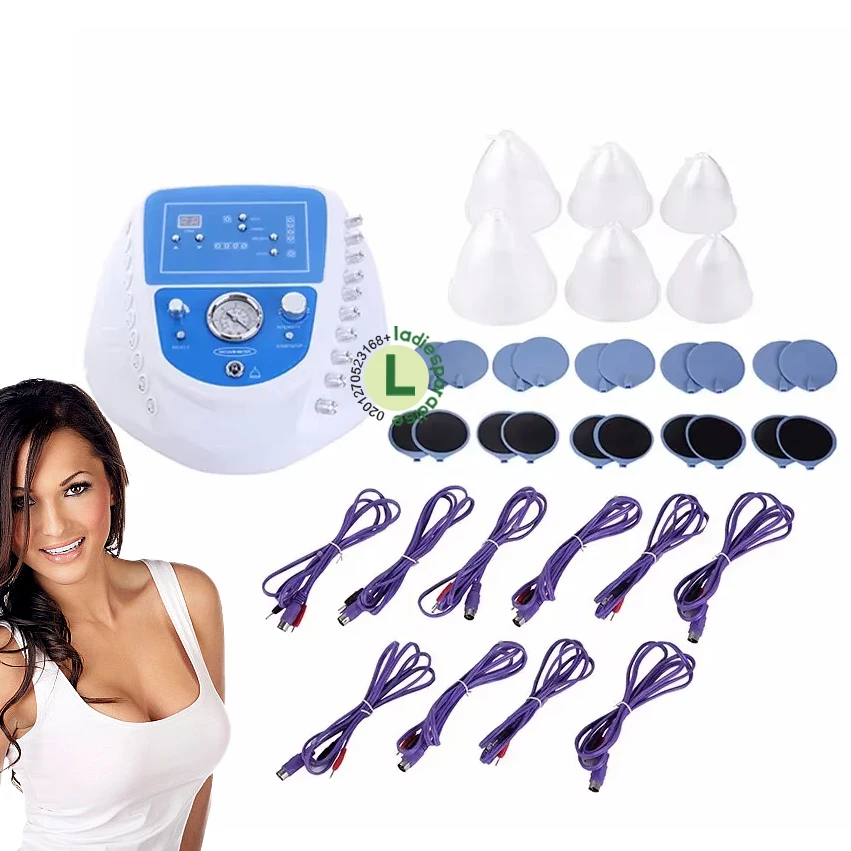 

Biological Microcurrent Massager Physiotherapy dredge Meridian Breast Enhancement Slimming Shaping Lymph Drainage Vacuum Cupping